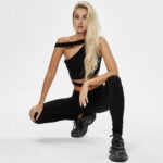 Czarne legginsy - Mia - Image 2